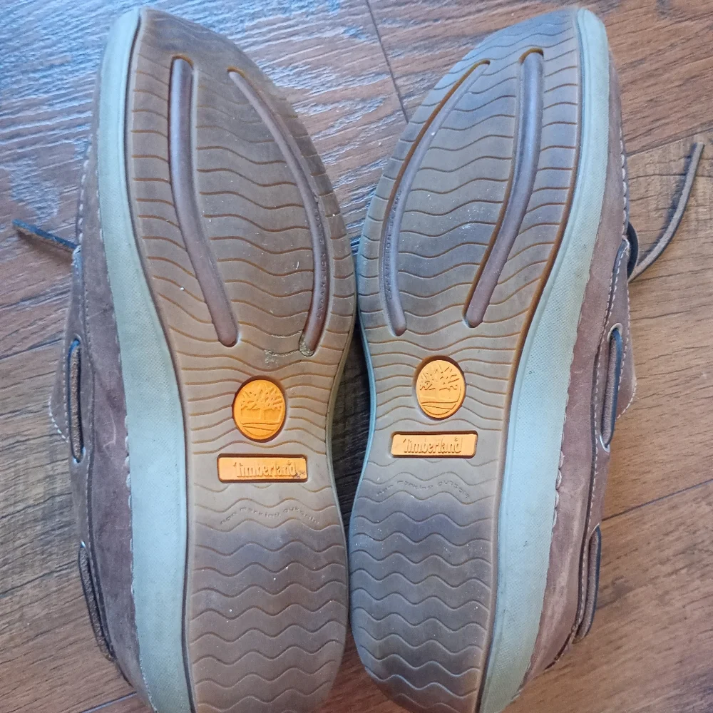 Timberland Brown Leather Shoes Mens 8.5